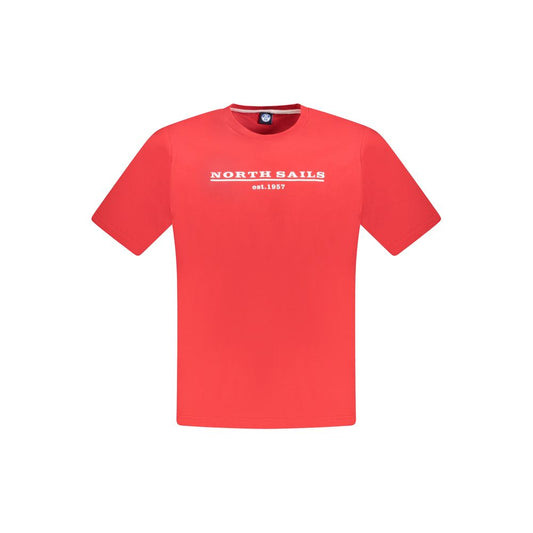 North Sails Red Cotton T-Shirt